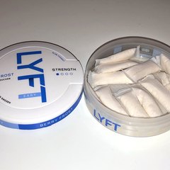 A tin of nicotine pouches